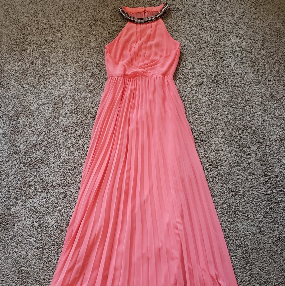 B. Darlin Long Coral Dress